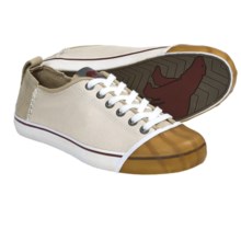 Sorel Sentry Sneak Sneakers - Canvas (For Women) in White Swan/Russet Brown - Closeouts