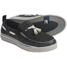 Sorel Sentry Tassel Shoes - Felt, Slip-Ons (For Men) in Black/Oyster Grey - Closeouts