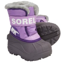 Sorel Snow Commander Winter Boots - Insulated (For Toddlers) in Hydrangea/Royal Purple - Closeouts