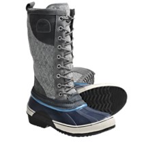 Sorel Sorelli Lace-Up Boots - Tall, Waterproof (For Women) in Wild Dove/Enamel Blue - Closeouts
