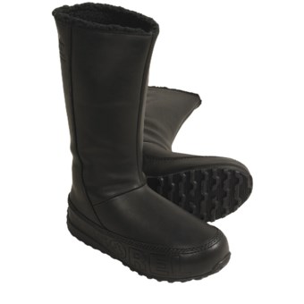 Sorel Suka Boots - Leather, Fleece-Lined (For Women) in Black