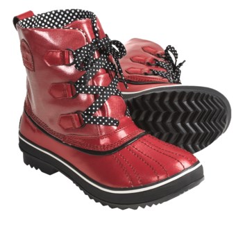 Sorel Tivoli Rain Boots (For Women) in Formula One/Black