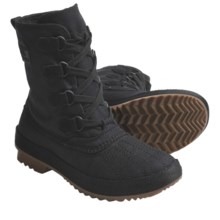 Sorel Tivoli Rugged Canvas Boots (For Women) in Black - Closeouts