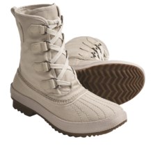 Sorel Tivoli Rugged Canvas Boots (For Women) in Oyster Grey - Closeouts
