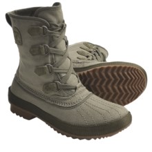 Sorel Tivoli Rugged Canvas Boots (For Women) in Vetiver - Closeouts