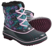 Sorel Tivoli Winter Pac Boots - Waterproof, Insulated (For Youth) in Dark Spruce/Blue Coral - Closeouts