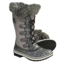 Sorel Tofino CVS Distressed Pac Boots - Waterproof, Waxed Canvas (For Women) in 005 Kettle/Black - Closeouts