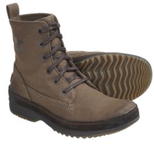 Sorel Woodbine Surplus Boots - Canvas (For Men) in Dark Olive/After Dark - Closeouts