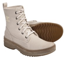 Sorel Woodbine Surplus Boots - Canvas (For Men) in Oyster Grey/White Swan - Closeouts