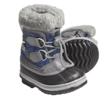 Sorel Yoot Winter Pac Boots (For Toddlers) in Charcoal/Azul - Closeouts