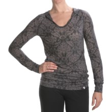 SoyBu Harmony Hoodie Shirt - Long Sleeve (For Women) in French Fleur - Closeouts