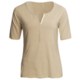SoyBu Henley T-Shirt - Rayon-Organic Cotton, Short Sleeve (For Women)