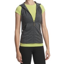 SoyBu Workout Hoodie Shirt - Sleeveless (For Women) in Black - Closeouts