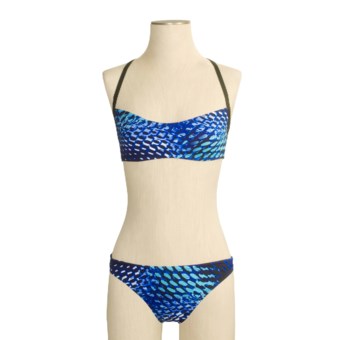 Speedo Magnetic Space Bikini Swimsuit - Clip Back, 2-Piece (For Women) in Blue