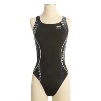 Speedo Magnetic Space Splice Swimsuit - 1-Piece, Endurance+ (For Women)