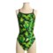 Kelly Green Speedo Shattered Glass Swimsuit - 1-Piece, Flyback (For Women)