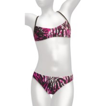 Speedo Zebra Haze Bikini Swimsuit - 2-Piece (For Women) in Pink - Closeouts