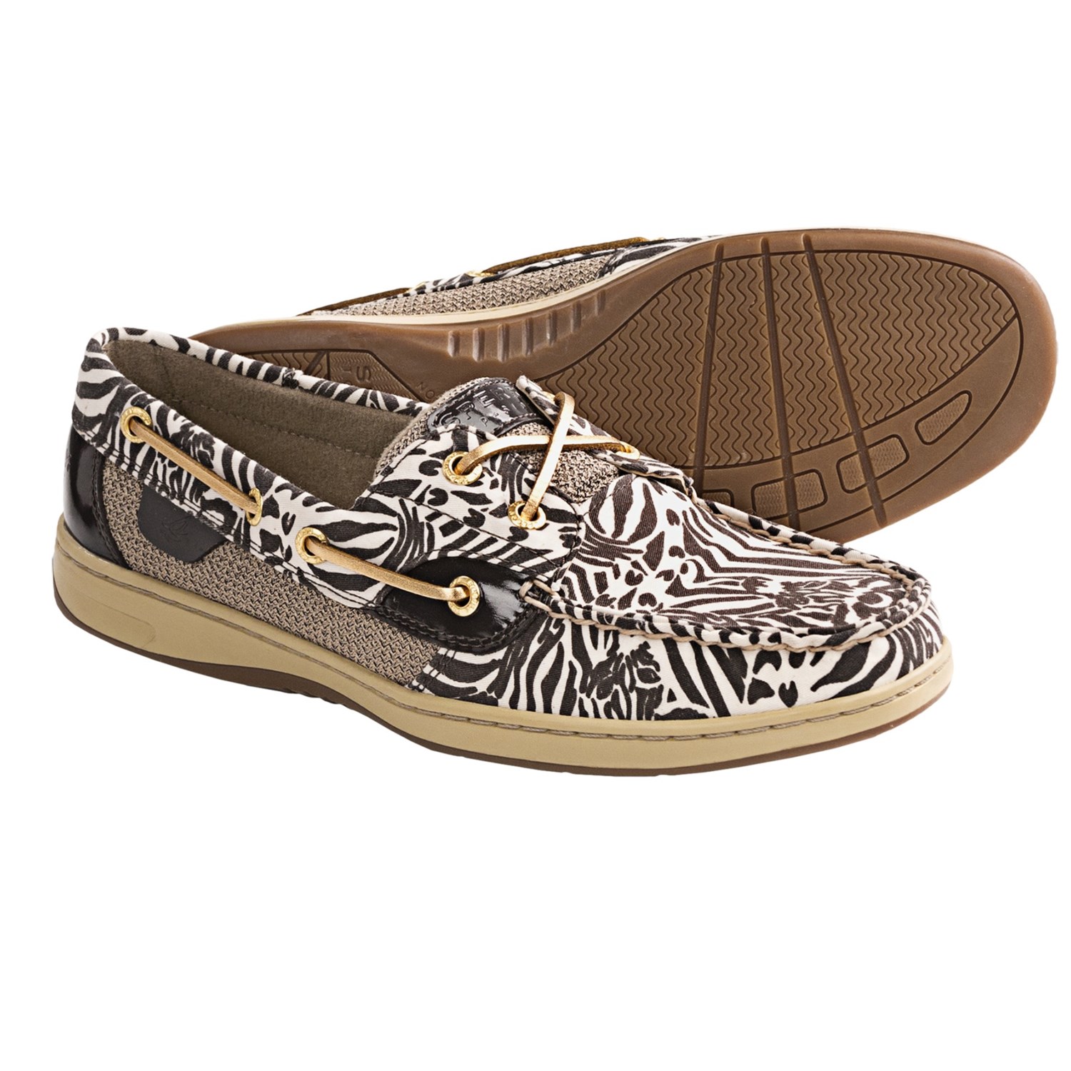 Sperry Top-Sider Bluefish Boat Shoes (For Women) in Dark Brown Zebra