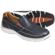 Sperry Top-Sider Gold Lux Twin Gore Shoes - Slip-Ons (For Men) in Navy/Orange Pebble - Closeouts