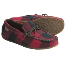 Sperry Top-Sider R&R Moccasin Slippers - Fleece Lining (For Men) in Red Buffalo Wool - Closeouts