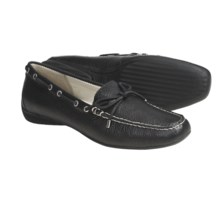 Sperry Top-Sider Sconset Loafer Shoes - Leather, Slip-Ons (For Women) in Black Tumbled - Closeouts