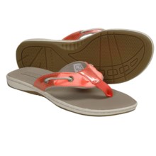 Sperry Top-Sider Seafish Sandals - Flip-Flops (For Women) in Neon Coral - Closeouts