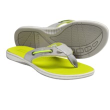 Sperry Top-Sider Seafish Sandals - Flip-Flops (For Women) in Silver - Closeouts