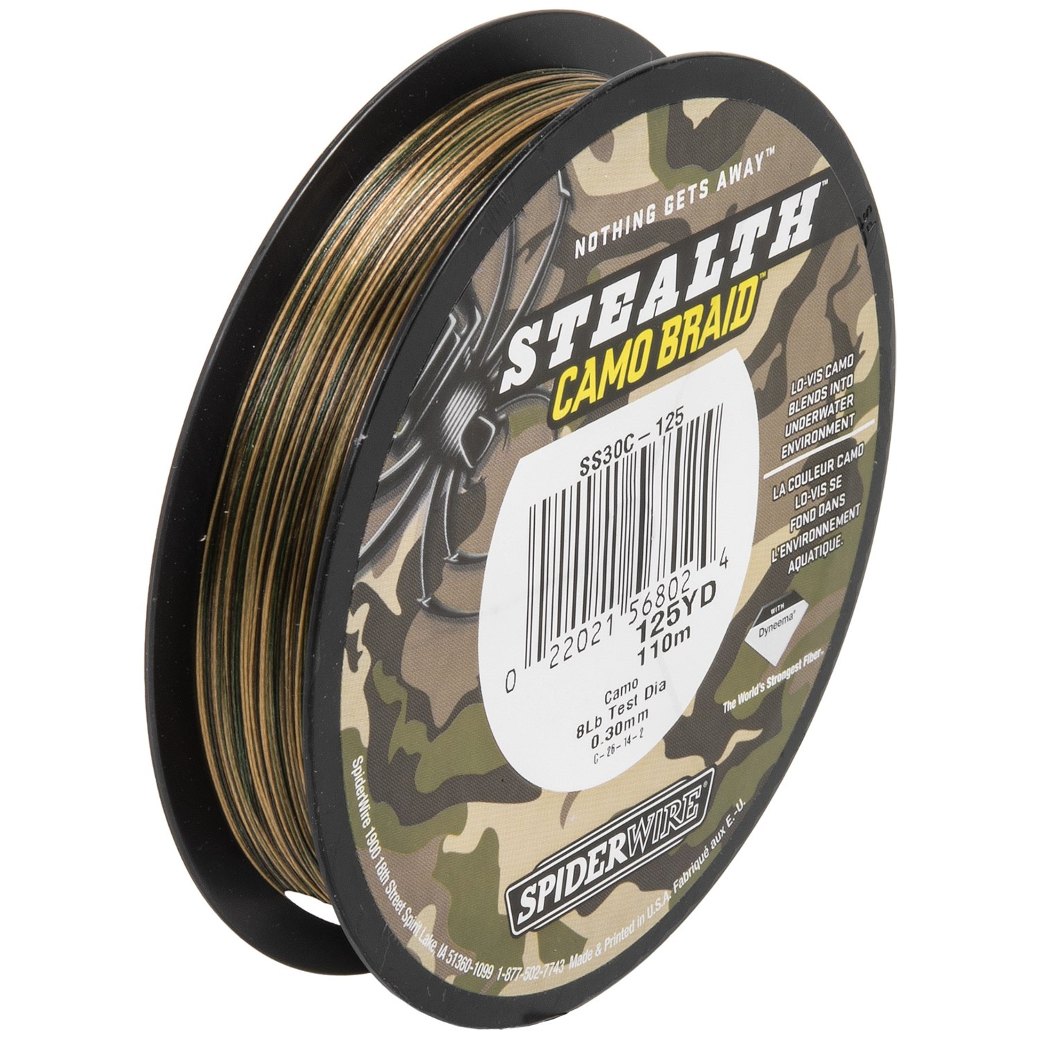 Spiderwire Stealth Camo Braid Fishing Line 125 yds. 8817V Save 29
