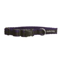 Spiffy Dog Air Dog Collar in Purple/Black - Closeouts