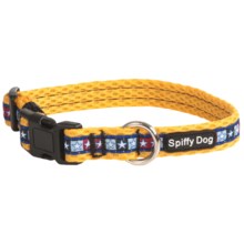 Spiffy Dog Air Dog Collar in Yellow Stars - Closeouts