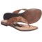 Spirit by Lucchese Sasha Sandals - Flip-Flops, Leather (For Women) in Amber