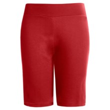 Spooney Wear Ever Bermuda Shorts (For Women) in Tango Red - Closeouts