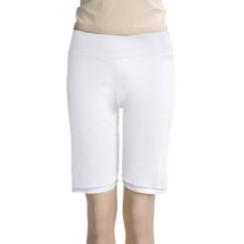 Spooney Wear Ever Bermuda Shorts (For Women) in White - Closeouts