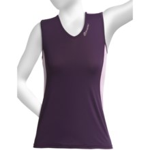 SportHill Pisgah Tank Top (For Women) in Eggplant/Lime Tart - Closeouts