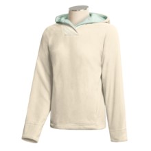 Sportif USA Microfleece Pogonip Hoodie Sweatshirt (For Women) in Meringue W/Surf Spray - Closeouts