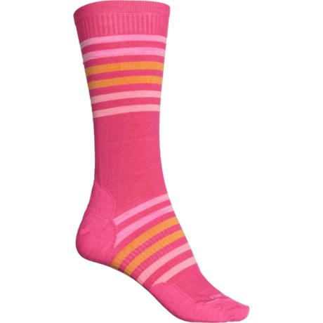 SmartWool Spruce Street Socks - Merino Wool, Crew (For Women) - BRIGHT PINK (M )
