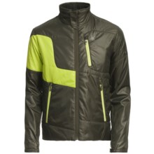Spyder Drifted Insulator Jacket - Insulated (For Men) in Peat/Sharp Lime - Closeouts