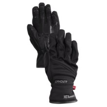 Spyder Facer Ski Gloves - Microfleece, Windproof (For Boys) in Black - Closeouts