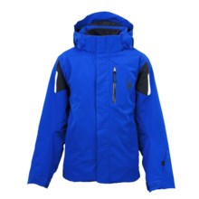 Spyder Fang 3-in-1 Core System Jacket (For Boys) in Just Blue/Black/White - Closeouts