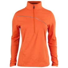 Spyder Flicker Turtleneck - Zip Neck, Long Sleeve (For Women) in Heat - Closeouts