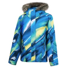 Spyder Hottie Jacket - Insulated (For Girls) in Taxi Fade Away - Closeouts