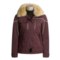 Mahogany Spyder Jet Fur-Trimmed Ski Jacket - Thinsulate® Supreme (For Women)