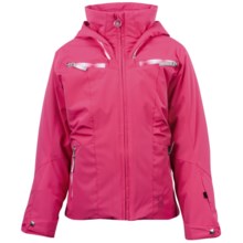 Spyder Knockout Jacket - Insulated (For Girls) in Diva Pink/Diva Pink V Speedlines - Closeouts