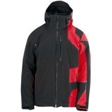 Spyder Macro Jacket - Waterproof, Insulated (For Men) in Black/Red - Closeouts