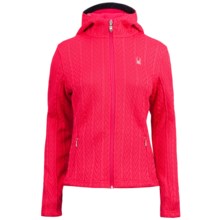 Spyder Major Sweater Hoodie - Fleece Lining, Full Zip (For Women) in Pout/Pout - Closeouts