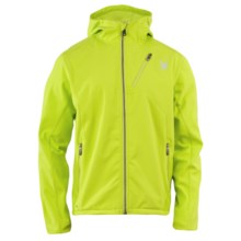 Spyder Mercury Jacket - Stretch Soft Shell (For Men) in Sharp Lime/Sharp Lime - Closeouts