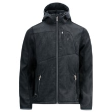 Spyder Patsch Novelty Hooded Jacket - Soft Shell (For Men) in Black Cord - Closeouts