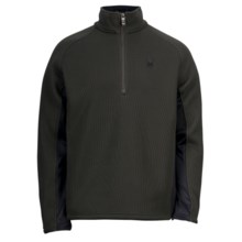 Spyder Pitch Sweater - Heavyweight, Zip Neck (For Men) in Peat - Closeouts