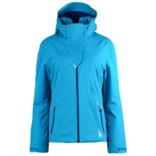 Spyder Power Ski Jacket - Waterproof, Insulated (For Women) in Coast/Blue My Mind - Closeouts