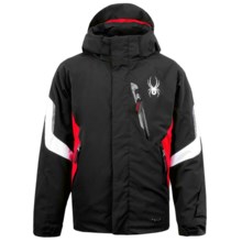Spyder Rival Jacket - Insulated (For Boys) in Black/Red/White - Closeouts